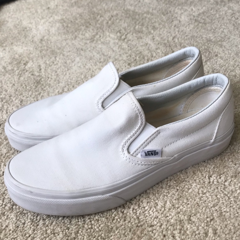 Womens White Vans